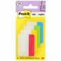 Post-it Durable Tabs - Primary Colors - Write-on Tab(s) - 2" Tab Height x 1.50" Tab Width - Red, Yellow, Green, Blue Tab(s) - Durable, Repositionable, Wear Resistant, Tear Resistant
