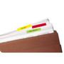 Post-it Tabs Solid Color Tabs, 1/5-Cut, Assorted Colors, 2" Wide, 24/Pack