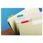 Post-it Tabs Solid Color Tabs, 1/5-Cut, Assorted Colors, 2" Wide, 24/Pack