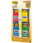 Post-it Flags Page Flag Value Pack, Assorted, 200 1" Flags + Highlighter with 50 0.5" Flags (MMM680RYBGVA) View Product Image