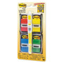 Post-it Flags Page Flag Value Pack, Assorted, 200 1" Flags + Highlighter with 50 0.5" Flags