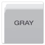 Pendaflex Colored File Folders, Straight Tabs, Letter Size, Gray/Light Gray, 100/Box