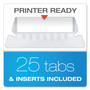 Pendaflex Colored Reinforced Hanging Folders, Letter Size, 1/5-Cut Tabs, Blue, 25/Box