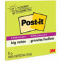 Post-it Super Sticky Big Notes - 30 x Green - 11" Flag/Note Width x 11" Flag/Note Length - Square - 30 Sheets per Pad - Green