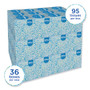 Kleenex Boutique White Facial Tissue for Business, Pop-Up Box, 2-Ply, 95 Sheets/Box, 6 Boxes/Pack, 6 Packs/Carton