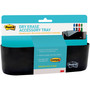 Post-it Dry Erase Accessory Tray, 8.5" x 3" x 5.25", Black