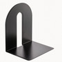 Officemate Heavy Duty Bookends, Nonskid, 8 x 8 x 10, Steel, Black, 1 Pair