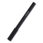TRU RED Quick Dry Gel Pen, Stick, Medium 0.7 mm, Black Ink, Black Barrel, Dozen