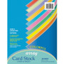 Pacon Array Card Stock, 65 lb Cover Weight, 8.5 x 11, Assorted Bright Colors, 100/Pack
