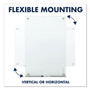 Quartet Infinity Magnetic Glass Marker Board, 36" x 24", White Surface