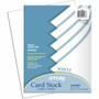 Pacon Cardstock Sheets - White - Letter - 8 1/2" x 11" - 65 lb Basis Weight - Sustainable Forestry Initiative (SFI)
