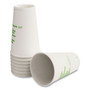 Perk Eco-ID Compostable Paper Hot Cups, 16 oz, White/Green, 50/Pack, 6 Packs/Carton