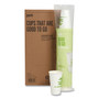 Perk Eco-ID Compostable Paper Hot Cups, 16 oz, White/Green, 50/Pack, 6 Packs/Carton