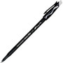 Paper Mate Erasermate Ballpoint Pens - Medium Pen Point - Retractable - Erasable - Black Ink - Black Barrel