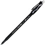 Paper Mate Erasermate Ballpoint Pens - Medium Pen Point - Retractable - Erasable - Black Ink - Black Barrel