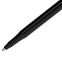Paper Mate Eraser Mate Ballpoint Pen, Stick, Medium 1 mm, Black Ink, Black Barrel, Dozen