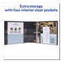 Avery Durable Non-View Binder with DuraHinge and EZD Rings, 3 Rings, 3" Capacity, 11 x 8.5, Black, (8702)