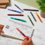 Paper Mate InkJoy Gel Pen, Retractable, Medium 0.7 mm, Black Ink, Black/Smoke Barrel, 36/Pack