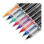 uniball VISION ELITE Roller Ball Pen, Stick, Micro 0.5 mm, Assorted Ink Colors, Black Barrel (UBC58092PP) View Product Image