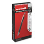 uniball Jetstream Hybrid Gel Pen, Retractable, Bold 1 mm, Red Ink, Black/Silver/Red Barrel