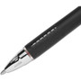 uniball Jetstream Hybrid Gel Pen, Retractable, Bold 1 mm, Red Ink, Black/Silver/Red Barrel