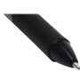 Pentel EnerGel-X Gel Pen, Retractable, Fine 0.5 mm Needle Tip, Black Ink, Clear/Black Barrel, Dozen (PENBLN105A) View Product Image