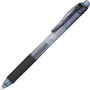 Pentel EnerGel-X Gel Pen, Retractable, Fine 0.5 mm Needle Tip, Black Ink, Clear/Black Barrel, Dozen (PENBLN105A) View Product Image