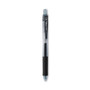 Pentel EnerGel-X Gel Pen, Retractable, Fine 0.5 mm Needle Tip, Black Ink, Clear/Black Barrel, Dozen (PENBLN105A) View Product Image