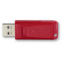 Verbatim Store 'n' Go USB Flash Drives - 16 GB - USB 2.0 - Red - Lifetime Warranty