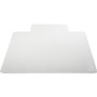 deflecto DuraMat Moderate Use Chair Mat, Low Pile Carpet, Flat, 36 x 48, Lipped, Clear (DEFCM13113) View Product Image