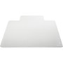 deflecto DuraMat Moderate Use Chair Mat, Low Pile Carpet, Flat, 36 x 48, Lipped, Clear (DEFCM13113) View Product Image