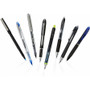 uniball ONYX Roller Ball Pen, Stick, Fine 0.7 mm, Black Ink, Black Barrel, Dozen (UBC60143) View Product Image