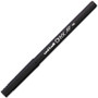 uniball ONYX Rollerball Pen, Stick, Fine 0.7 mm, Black Ink, Black Barrel, Dozen