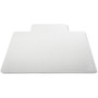 deflecto DuraMat Moderate Use Chair Mat for Low Pile Carpet, 45 x 53, Wide Lipped, Clear