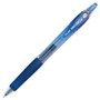 Pilot Precise Gel BeGreen Gel Pen, Retractable, Fine 0.7 mm, Blue Ink, Translucent Blue Barrel, Dozen