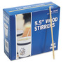 AmerCareRoyal Wood Coffee Stirrers, 5.5", 10,000/Carton