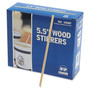 AmerCareRoyal Wood Coffee Stirrers, 5.5", 10,000/Carton