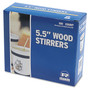 AmerCareRoyal Wood Coffee Stirrers, 5.5", 10,000/Carton (RPPR810CT) View Product Image