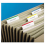 Post-it Durable Tabs - Write-on Tab(s) - 1.50" Tab Height x 2" Tab Width - Blue, Green, Red, Yellow Tab(s) - Repositionable (MMM686A1)