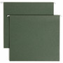 Smead Box Bottom Hanging File Folders, 3" Capacity, Letter Size, Standard Green, 25/Box