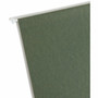 Smead Box Bottom Hanging File Folders, 3" Capacity, Letter Size, Standard Green, 25/Box