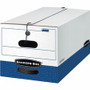 Bankers Box Liberty 24" Letter File Storage Boxes - Internal Dimensions: 12" Width x 24" Depth x 10" Height - External Dimensions: 12.3" Width x 24.1" Depth x 10.8" Height - Media Size Supported: Letter - String/Button Tie Closure - Heavy Duty