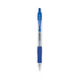 Pilot G2 Premium Gel Pen, Retractable, Extra-Fine 0.5 mm, Blue Ink, Smoke/Blue Barrel, Dozen