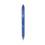 Pilot FriXion Clicker Erasable Gel Pen, Retractable, Fine 0.7 mm, Blue Ink, Blue Barrel