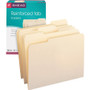 Smead Reinforced Tab Manila File Folders, 1/3-Cut Tabs: Assorted, Letter Size, 0.75" Expansion, 11-pt Manila, 100/Box