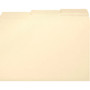 Smead Reinforced Tab Manila File Folders, 1/3-Cut Tabs: Assorted, Letter Size, 0.75" Expansion, 11-pt Manila, 100/Box