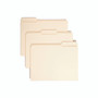 Smead Reinforced Tab Manila File Folders, 1/3-Cut Tabs: Assorted, Letter Size, 0.75" Expansion, 11-pt Manila, 100/Box