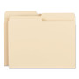 Smead Manila File Folders, 1/2-Cut Tabs: Assorted, Letter Size, 0.75" Expansion, Manila, 100/Box