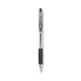 Pilot EasyTouch Ballpoint Pen, Retractable, Medium 1 mm, Black Ink, Clear Barrel, Dozen