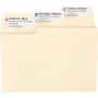 Smead SuperTab Top Tab File Folders, 1/3-Cut Tabs: Assorted, Letter Size, 0.75" Expansion, 14-pt Manila, 50/Box
